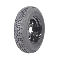 [US Warehouse] 2 PCS ST175-80D-13 5Lug 6PR Spare Replacement Black Rim Steel Ring Rubber Tires
